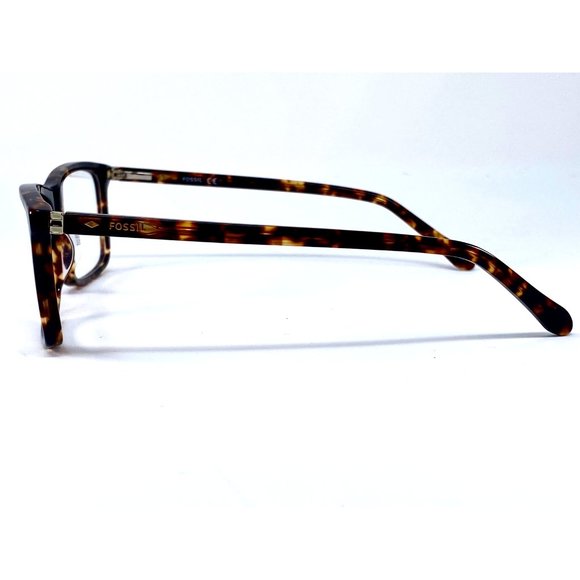 New FOSSIL Havana Rectangle FOS7090/G Mens Eyeglasses 55-17-140 - Picture 5 of 8